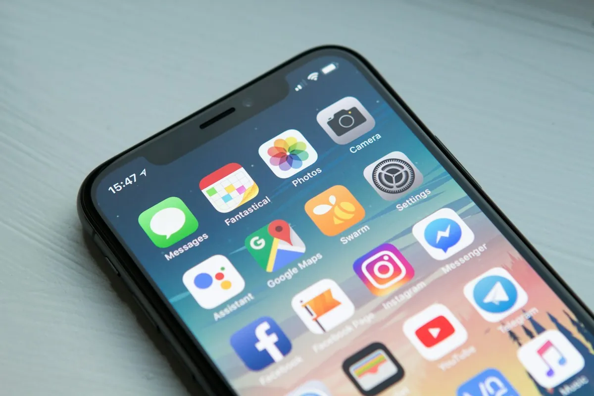 iPhone application icons