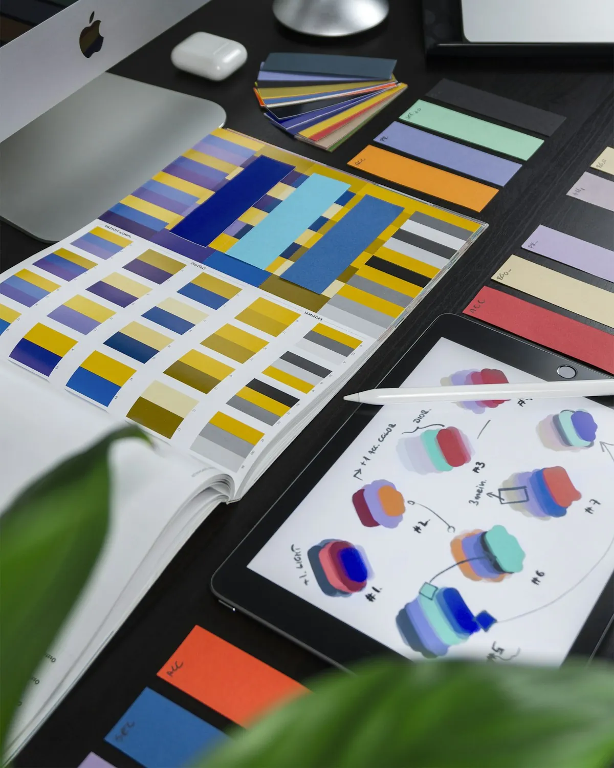 Colour and interface design materials