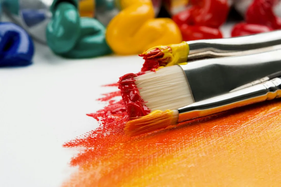 Brand identity design, drawing and colour selection
