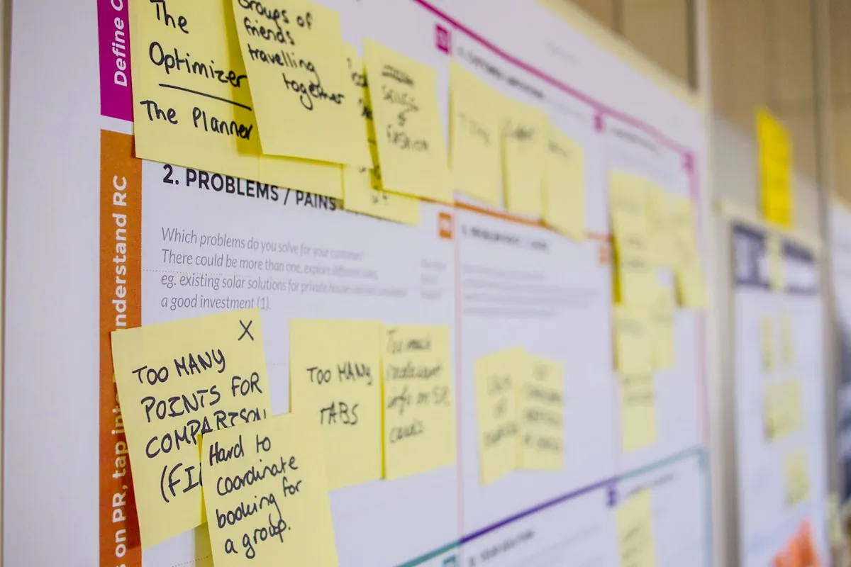 Business card design process: planning, stationery and visual layout