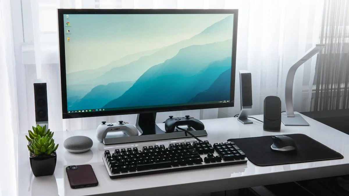Desktop workstation for website projects