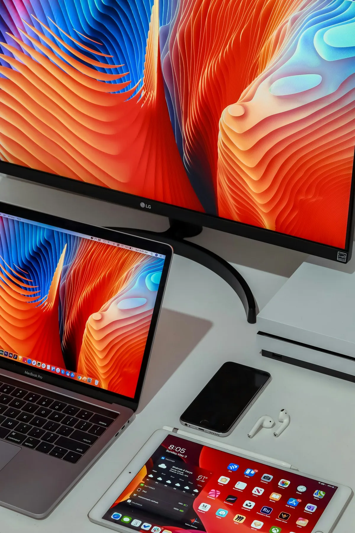 Multi-device desktop setup