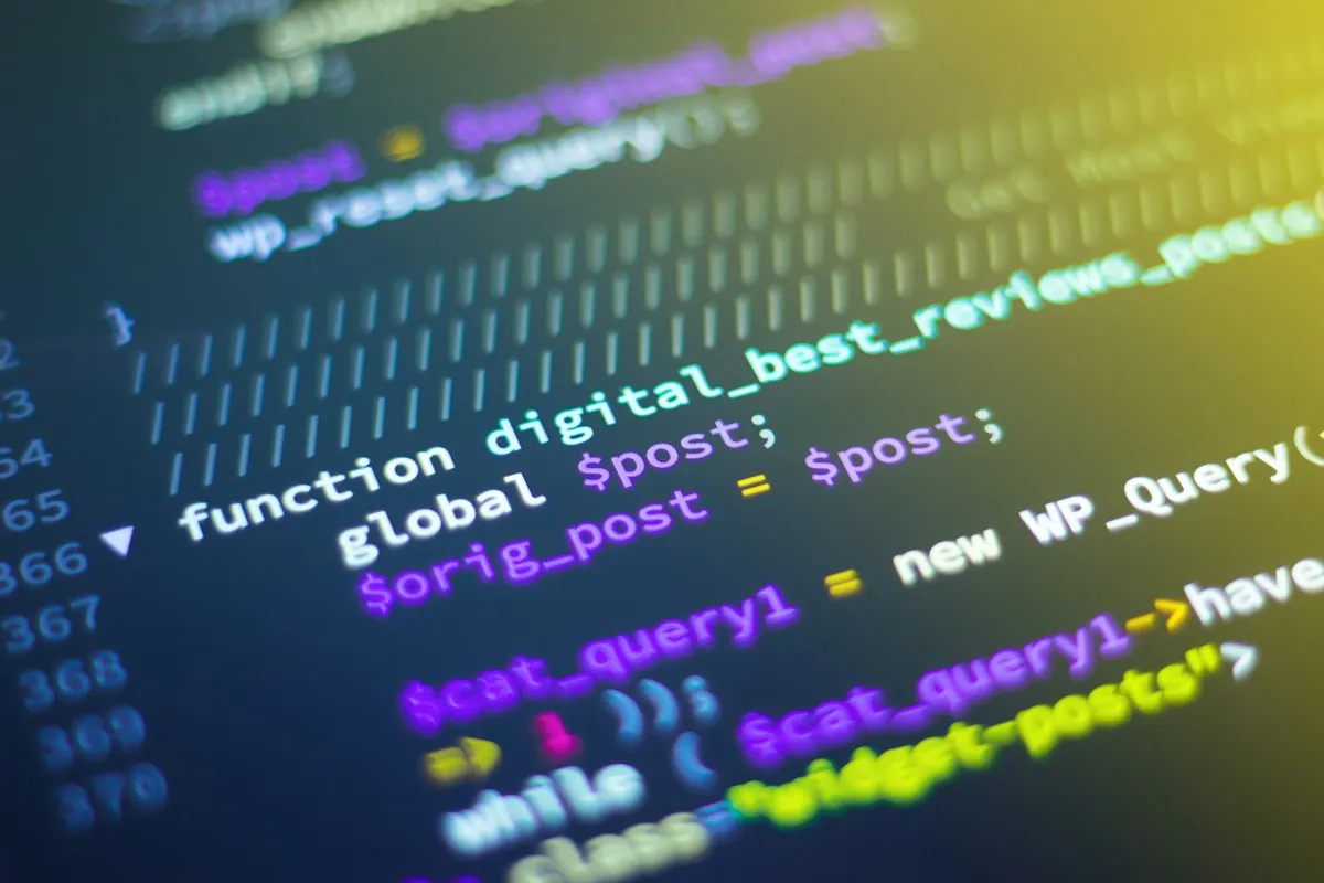 Programming and database code