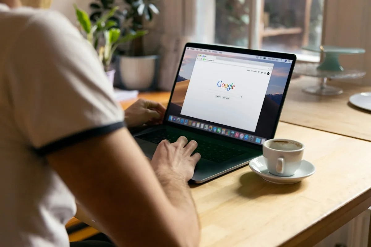 Google access from a laptop
