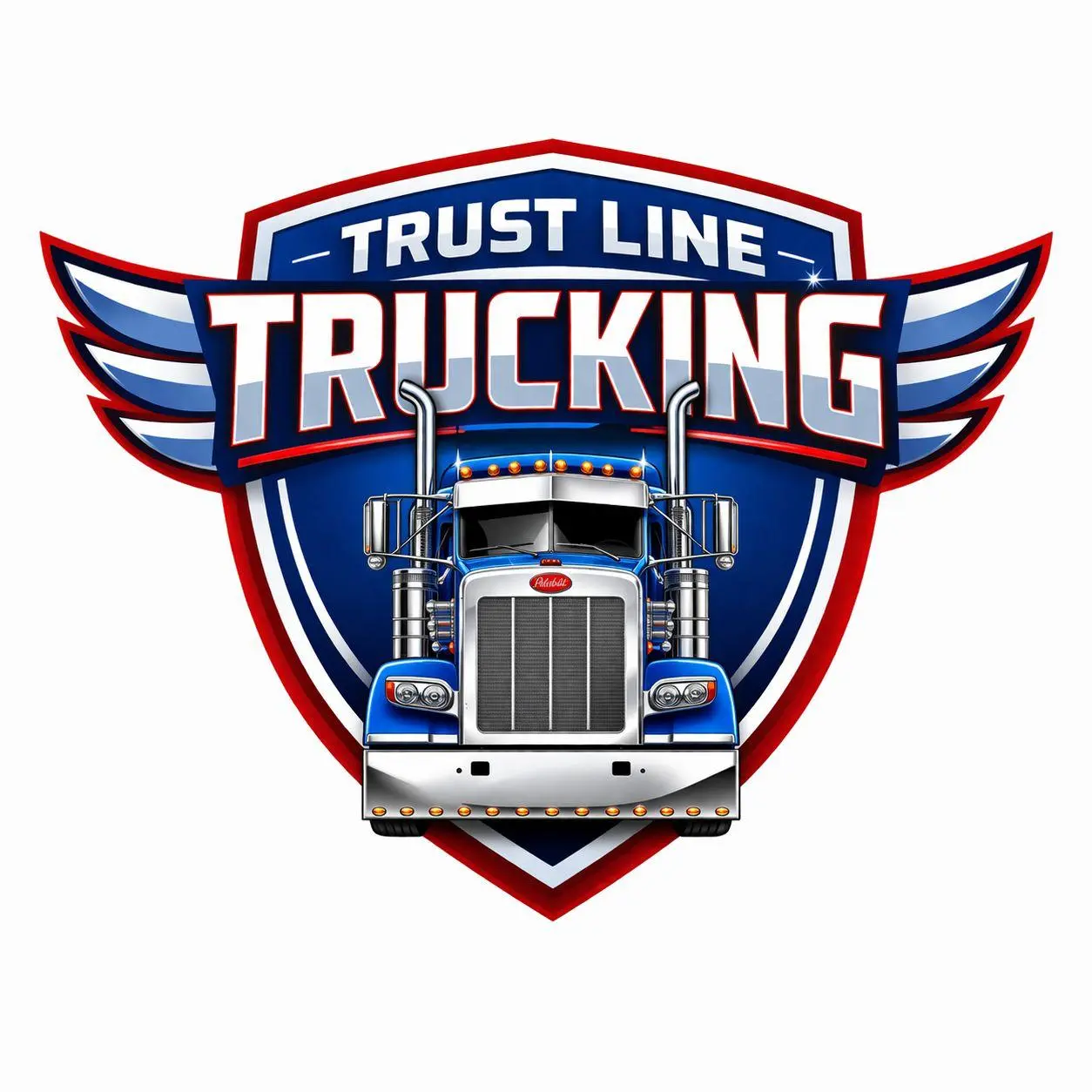 Trust Line Trucking Logo